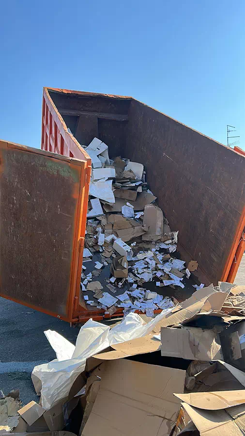 Ritiro di imballaggi industriali in carta a Reggio Emilia